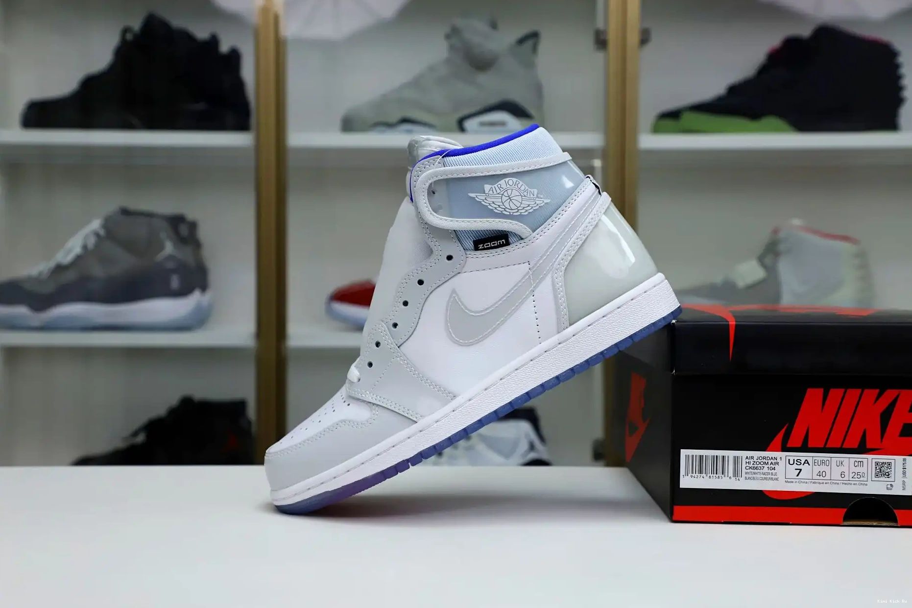 AIR JORDAN 1 Kimikick BLUE' HIGH 'RACER ZOOM 0501